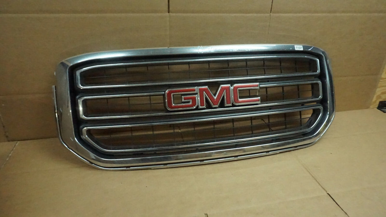 2015-2018 GMC YUKON XL FRONT GRILLE GRILL WITH EMBLEM 22936421 15 16 17 18 OEM