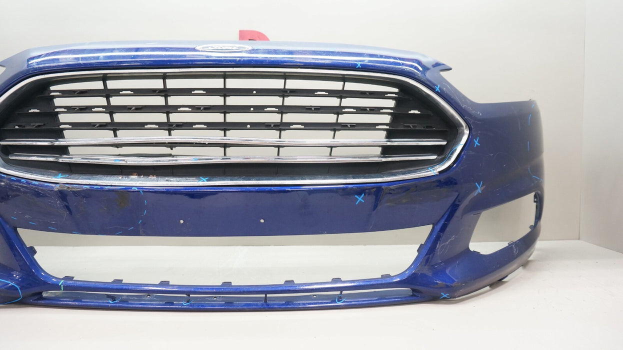 2013-2016 FORD FUSION FRONT BUMPER COVER PANEL WITH GRILLE OEM ES73-17757