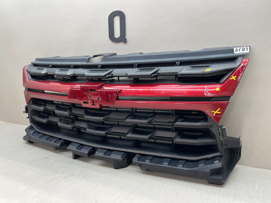 2021-2022 CHEVROLET COLORADO FRONT UPPER GRILLE GRILL 84457397 OEM