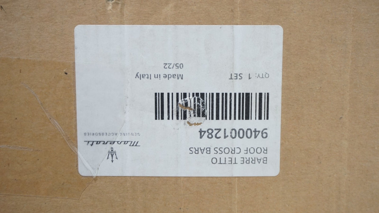 MASERATI GRECALE ROOF RACK BAR KIT OEM 940001284