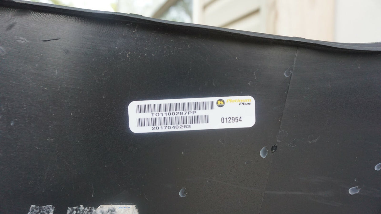 2011-2013 TOYOTA COROLLA REAR BUMPER COVER PANEL PLASTIC  AFTERMARKET 11 12 13