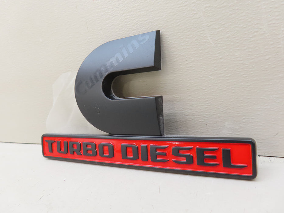 DODGE RAM 2500 3500 CUMMINS TURBO DIESEL EMBLEM NAME PLATE OEM