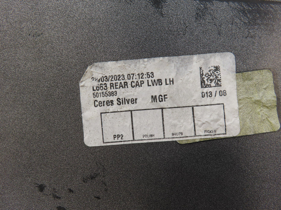 2020-2023 LAND ROVER DEFENDER 130 REAR LEFT BUMPER COVER OEM N8B2-17D753-H