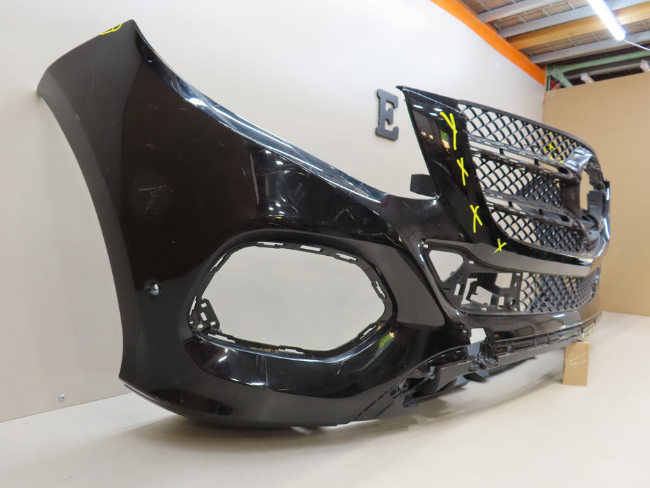2016-2018 MERCEDES-BENZ GLE350 FRONT BUMPER COVER W/GRILLE OEM