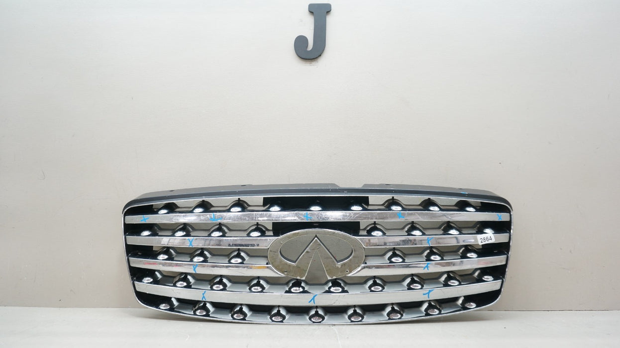 2003-2005 INFINITI FX35 FX45 FRONT UPPER RADIATOR GRILLE OEM 62310-CG000