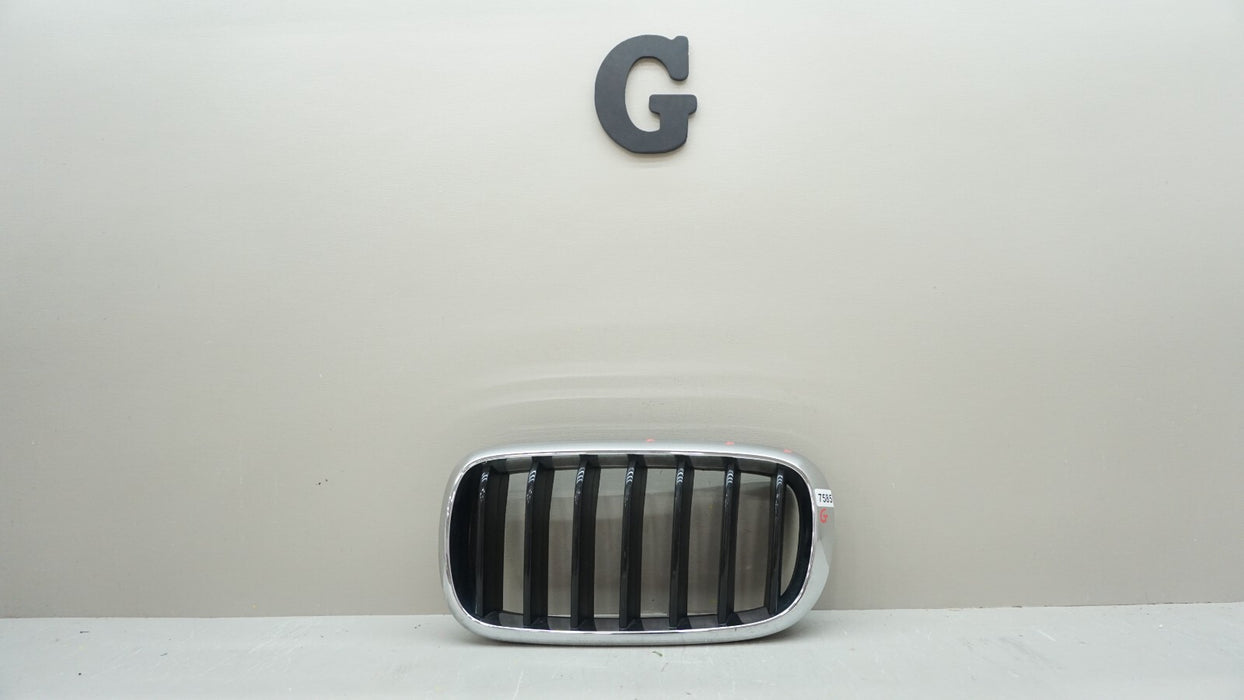 2014-2018 BMW X5 FRONT LH LEFT KIDNEY GRILLE GRILL OEM 7308660-02