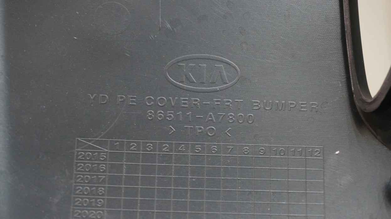 2017-2018 KIA FORTE SEDAN FRONT BUMPER COVER PANEL OEM 86511-A7800