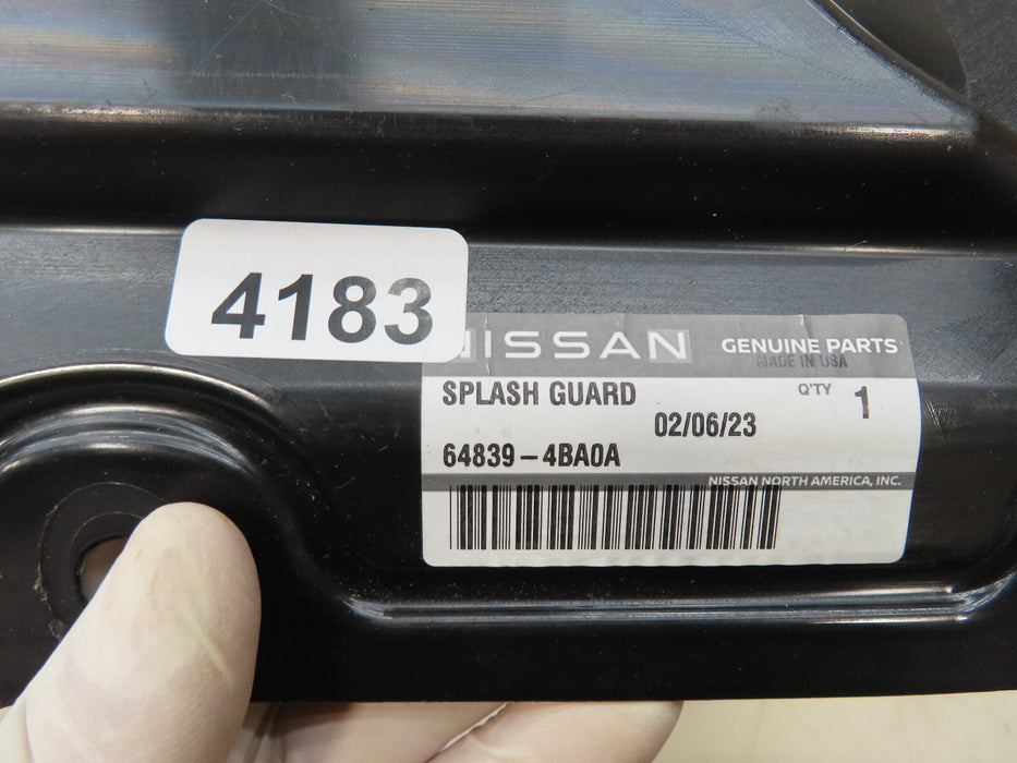 2014-2020 NISSAN ROGUE FRONT LEFT DRIVER RADIATOR SUPPORT SPLASH GUARD OEM