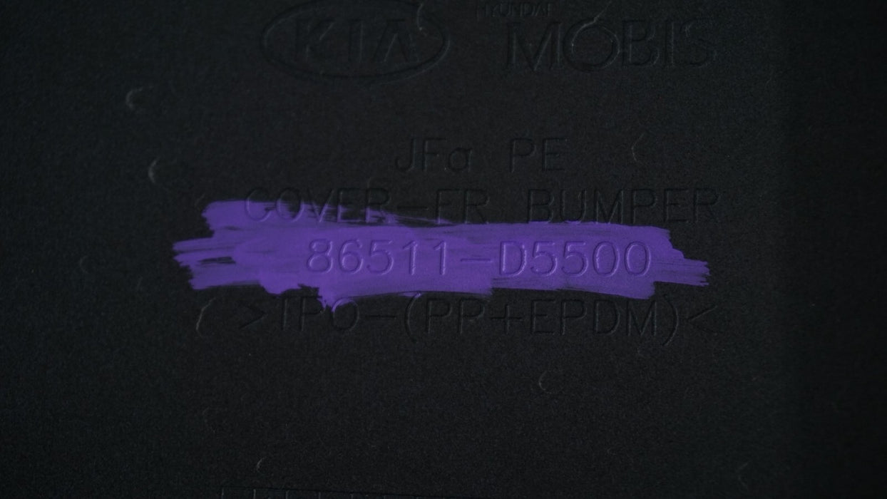 2019-2020 KIA OPTIMA FRONT BUMPER COVER PANEL OEM 86511-D5500
