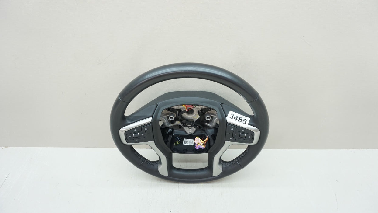 2019-2023 CHEVROLET SILVERADO TAHOE SUBURBAN GMC SIERRA STEERING WHEEL OEM