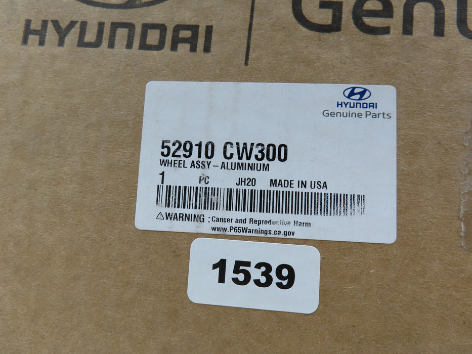 2022-2024 HYUNDAI TUCSON 19X7.5 H2 OFFSET 51 FACTORY RIM OEM