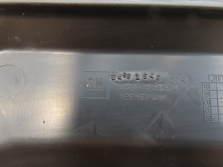2020 2021 CHEVROLET CORVETTE FRONT CENTER LOWER BUMPER SPOILER MOLDING OEM
