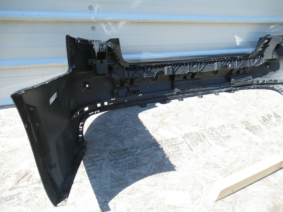2017 - 2019 AUDI A4 S-LINE REAR BUMPER COVER PANEL W/ PARKING SENSOR HOLES OEM