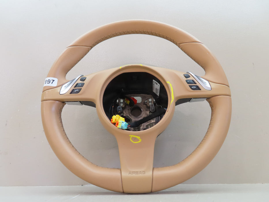 2011-2016 PORSCHE CAYENNE S STEERING WHEEL OEM 991.347.803.42
