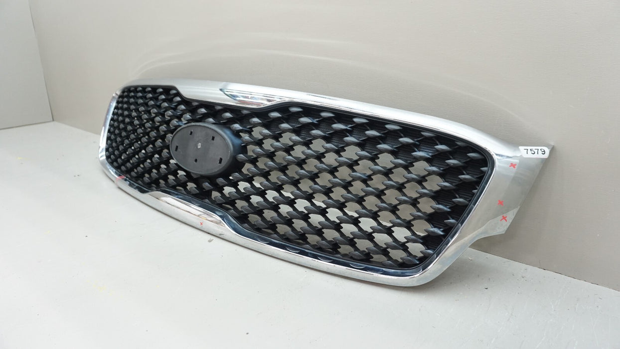 2016-2018 KIA SORENTO FRONT UPPER RADIATOR GRILLE 86350-C6000 OEM 16 17 18
