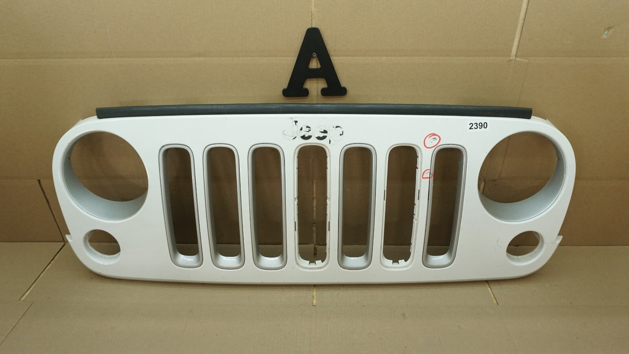 2007-2018 JEEP WRANGLER JK DRAGON FRONT BUMPER GRILL GRILLE W/ JEEP LOGO OEM