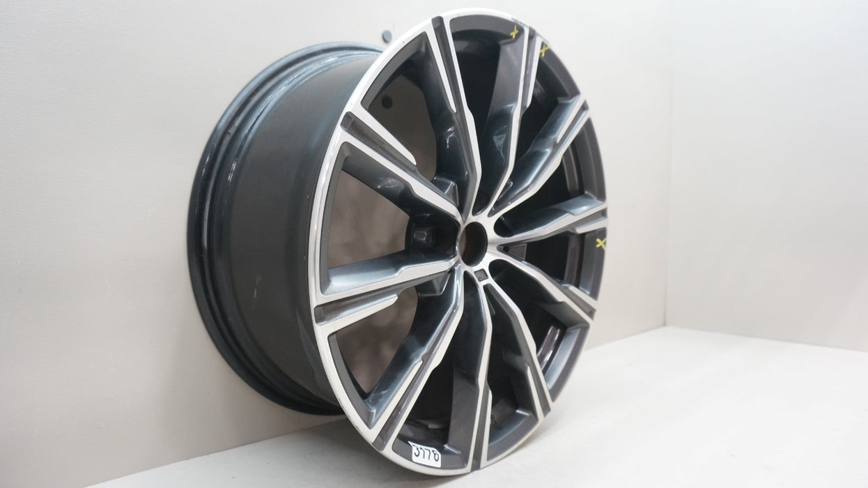 2019-2025 BMW X5 X6 M SPORT 20X9 MACHINED CHARCOAL FRONT RIM WHEEL OEM