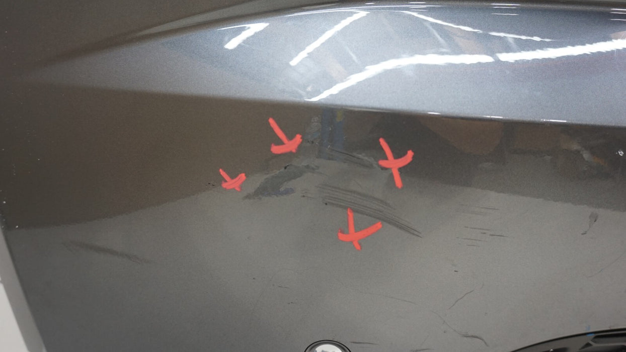 2018-2020 JAGUAR E-PACE REAR BUMPER COVER PANEL W/ SENSOR HOLE OEM J9C3-17A958-A