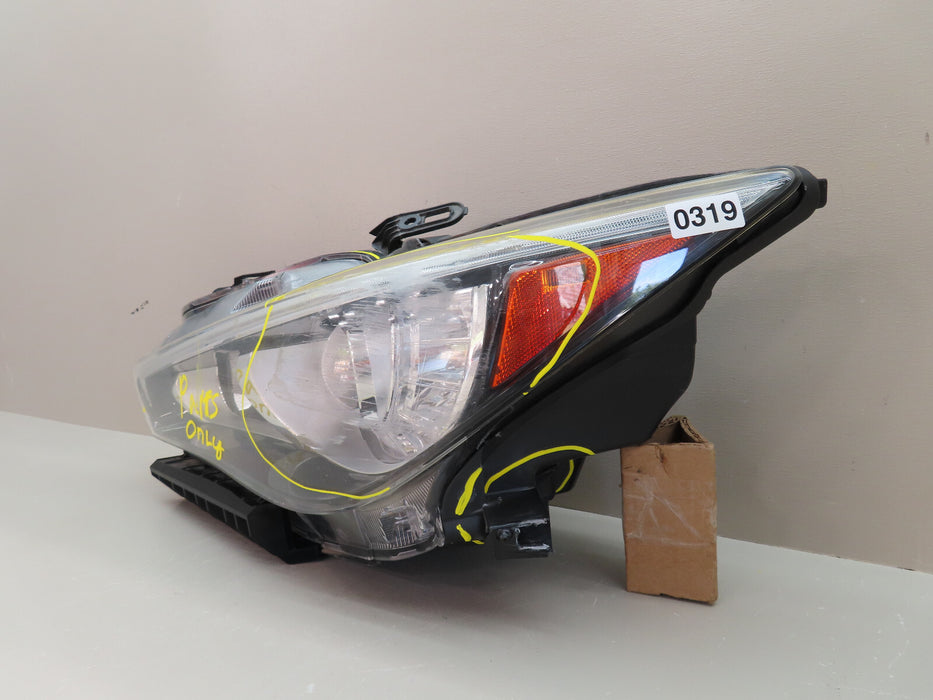 2014-2017 INFINITI Q50 FRONT LEFT DRIVER HEADLIGHT NON ADAPTIVE OEM PARTS ONLY