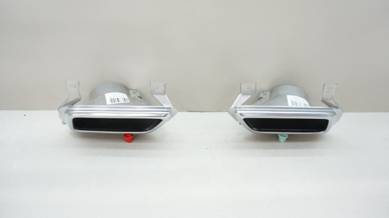 2021-2024 CADILLAC XT5 CHROME EXHAUST TRIM BEZEL SET OEM *NEW*