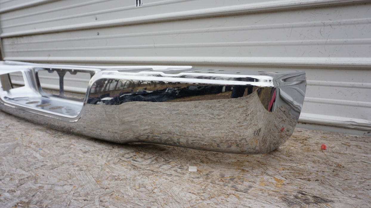 2007-2013 TOYOTA TUNDRA REAR BUMPER FACE BAR WITHOUT TOW PACKAGE OEM