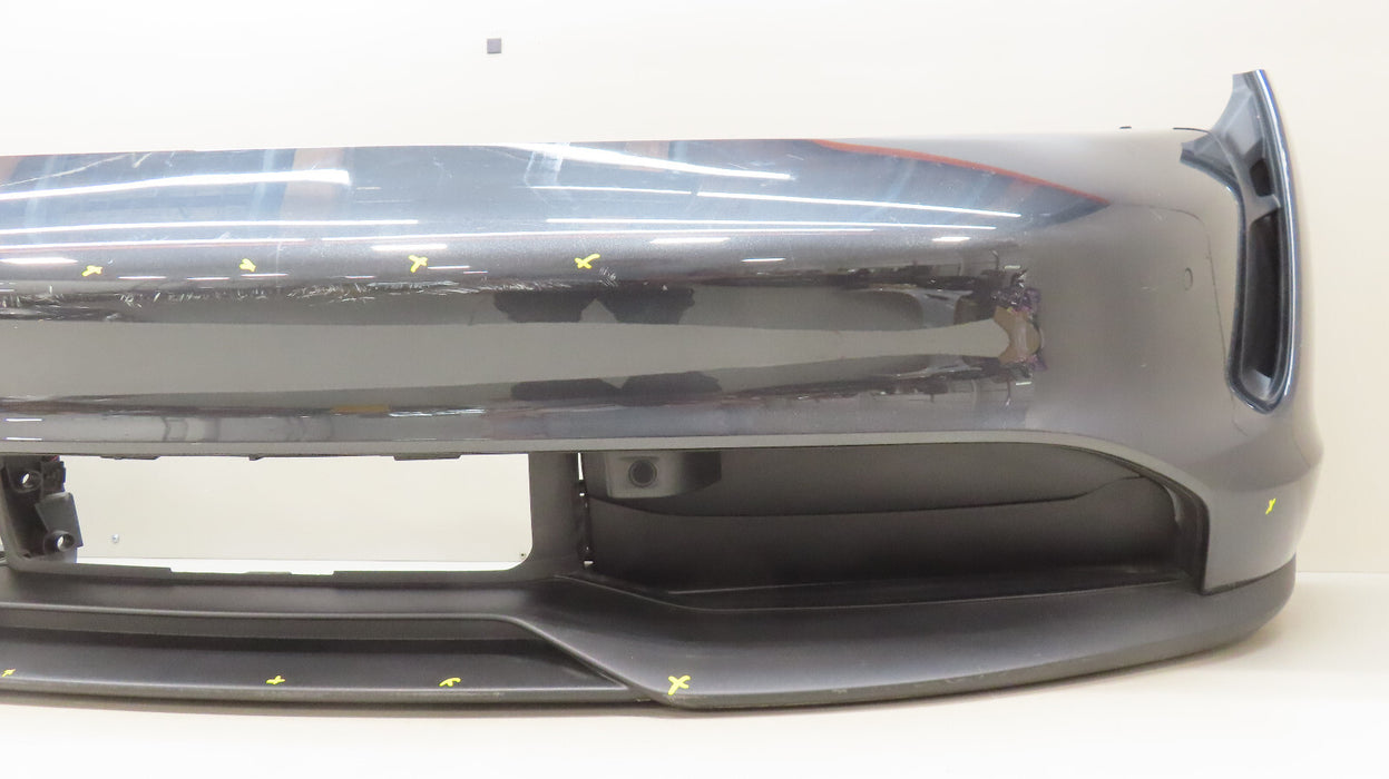 2020-2023 PORSCHE TAYCAN FRONT BUMPER COVER W/LOWER VALANCE OEM