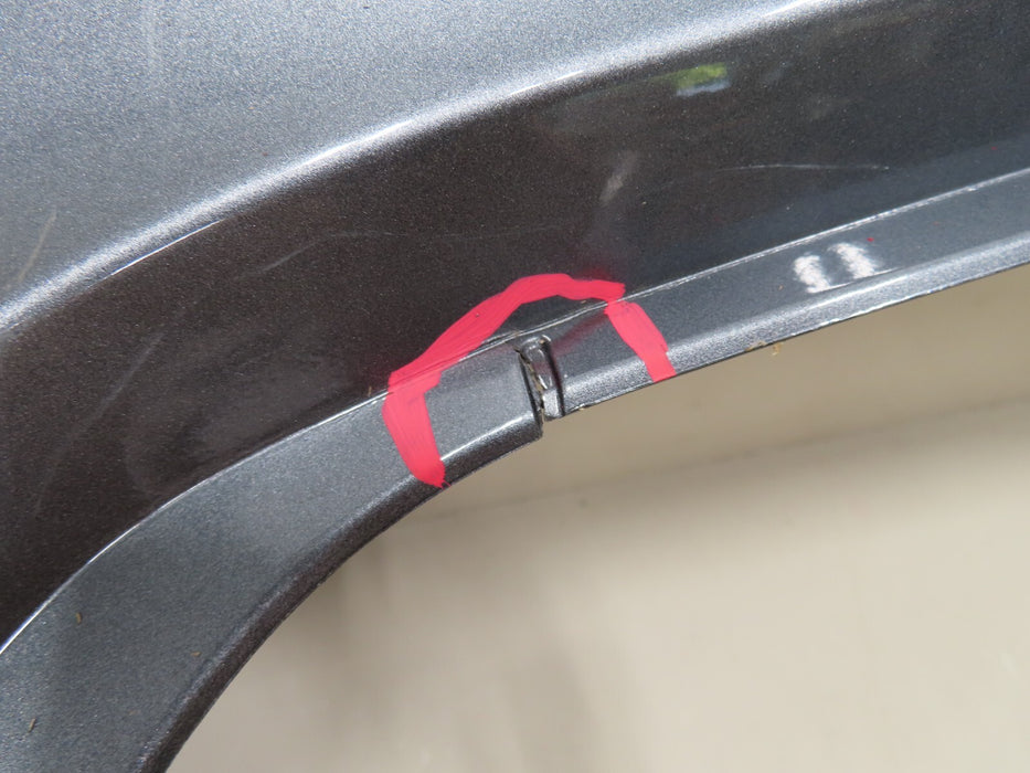 2013-2016 AUDI A4 SEDAN REAR BUMPER COVER PANEL W/ SENSOR HOLE OEM 8K5807511G