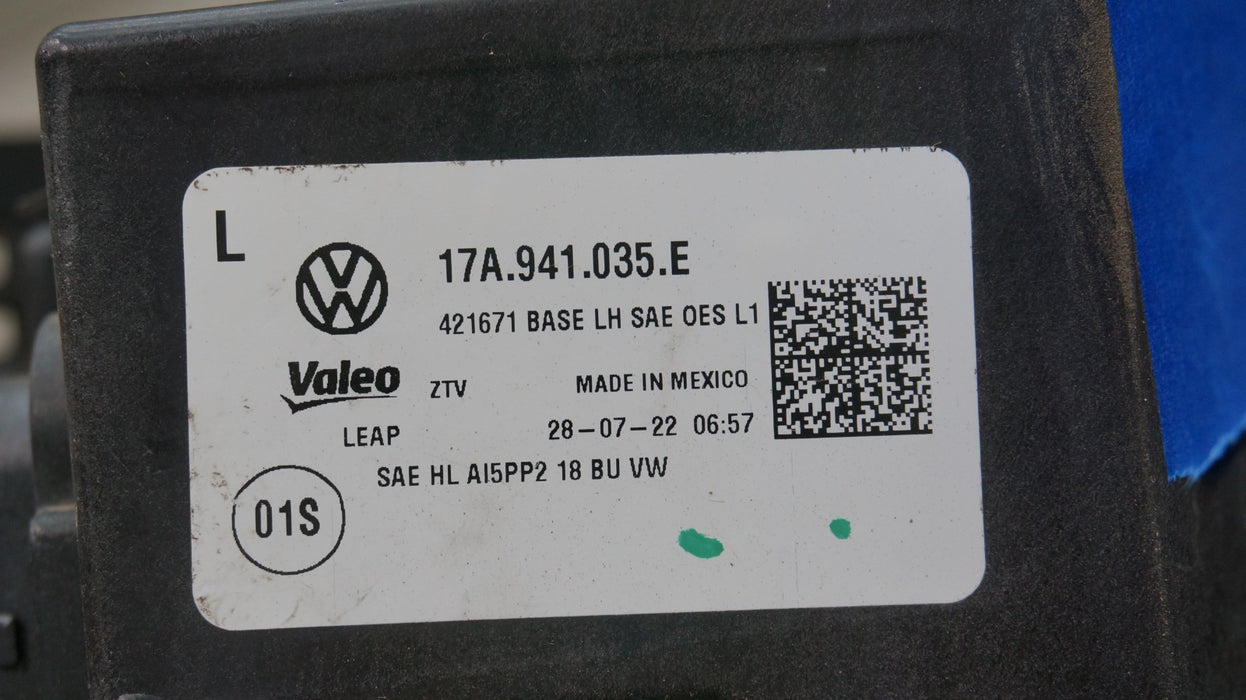 2019-2024 VOLKSWAGEN JETTA LED HEADLIGHT LH LEFT DRIVER 17A.941.035.E OEM