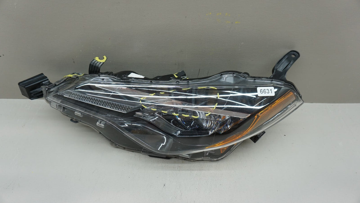 2017-2019 TOYOTA COROLLA FRONT LEFT DRIVERS SIDE HEADLIGHT LED OEM 17 18 19