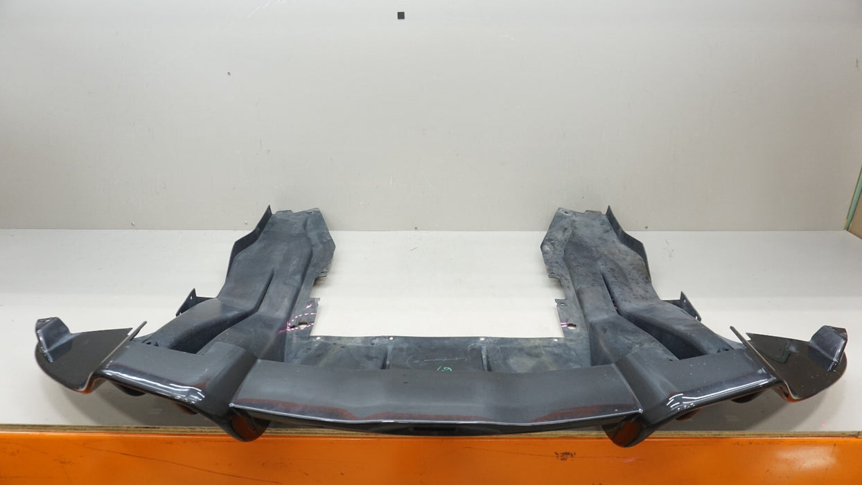 2017 MCLAREN 570S REAR LOWER BUMPER VALANCE DIFFUSER PANEL TRIM OEM 13A2692CP