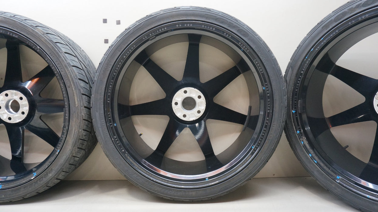 ROLLS ROYCE VOSSEN FORGED SERIES S17-11 SET RIMS W TIRES. NO TPMS SENSORS