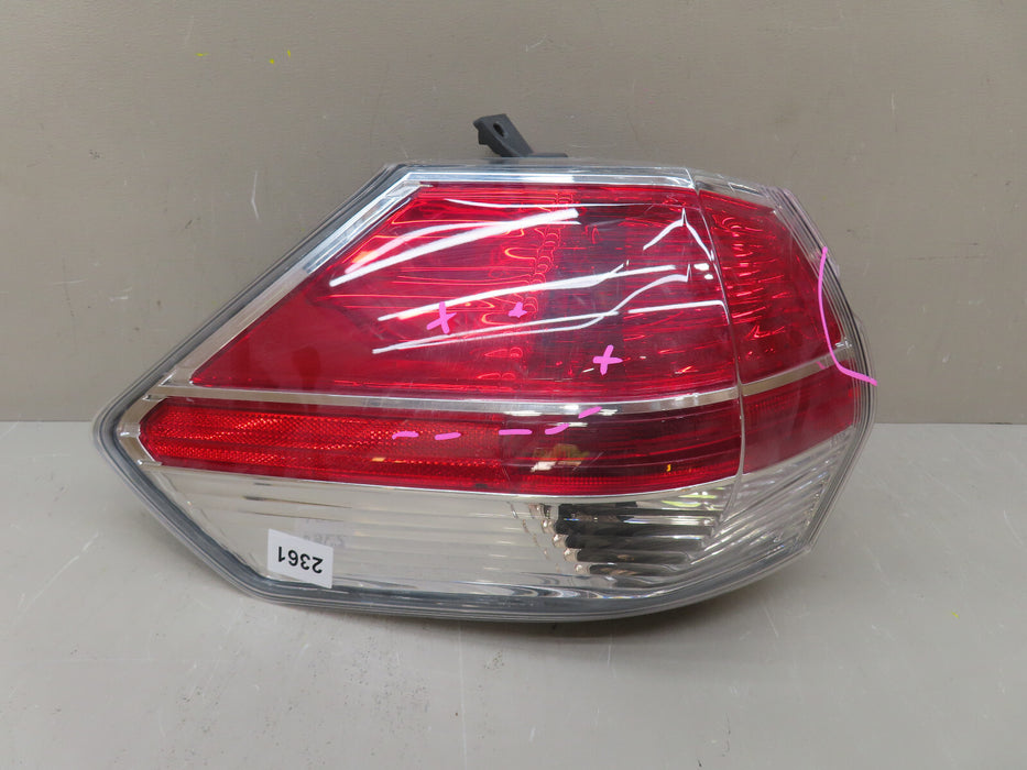 2014-2016 NISSAN ROGUE REAR LEFT DRIVER SIDE TAIL LIGHT HALOGEN LAMP OEM