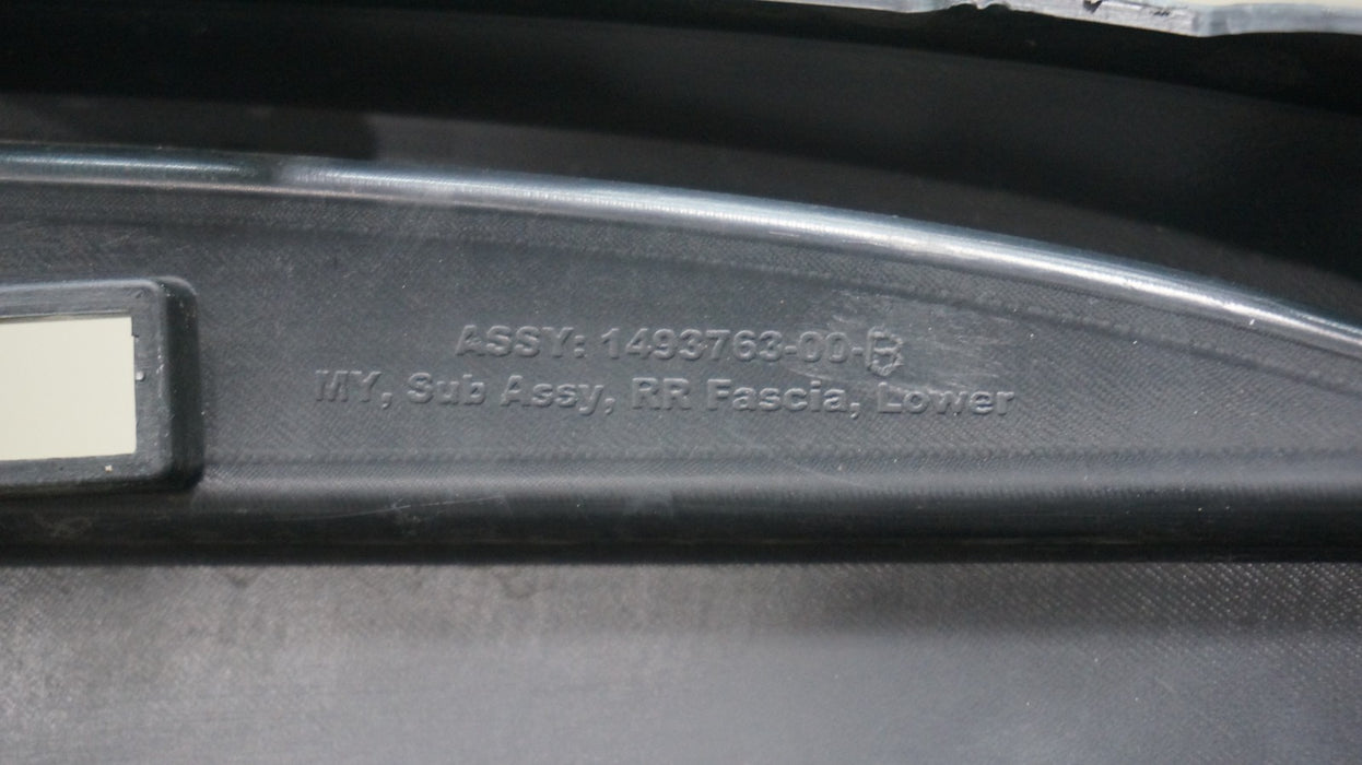 2020-2023 TESLA MODEL Y REAR LOWER BUMPER VALANCE PANEL OEM 1493763-00-B