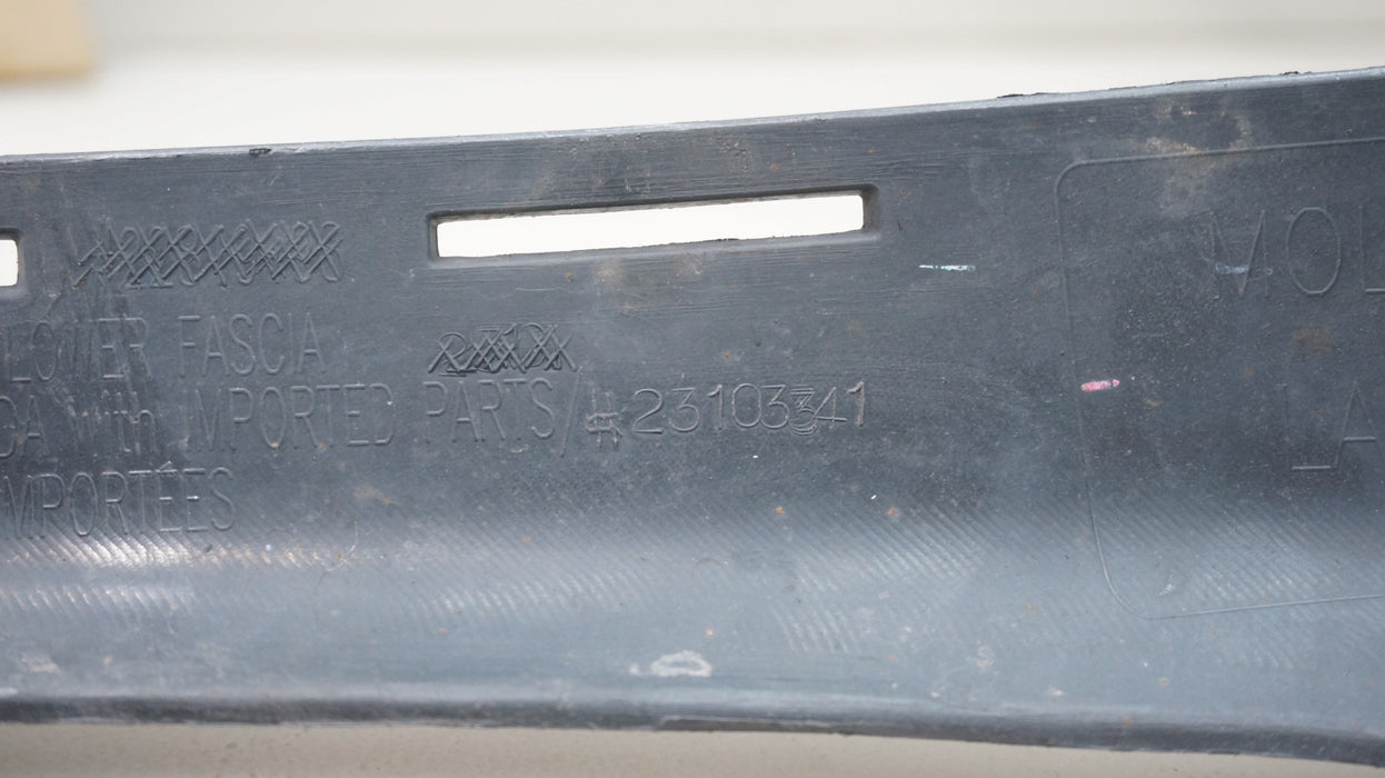 2014-2018 CHEVROLET IMPALA REAR LOWER BUMPER COVER VALANCE OEM 23103341