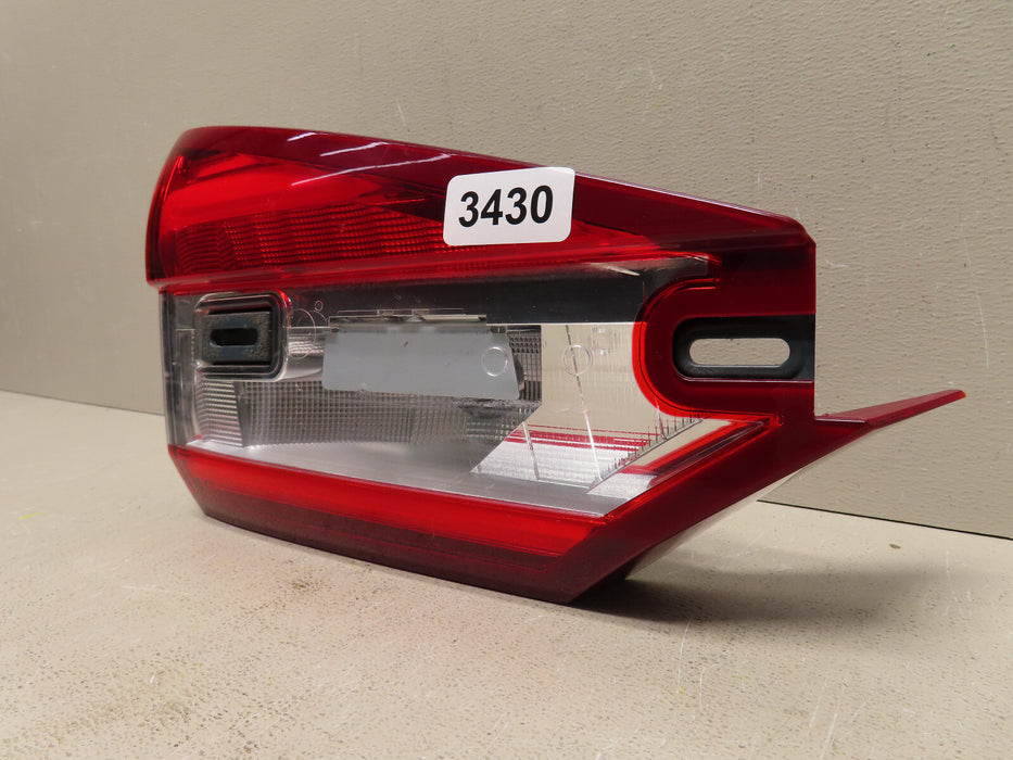 2017-2020 FORD FUSION REAR INNER LEFT DRIVER TAIL LIGHT HALOGEN LED LAMP OEM