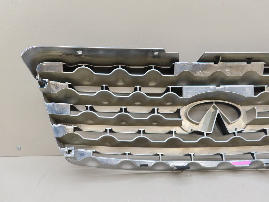 2003-2005 INFINITI FX35 FX45 FRONT BUMPER GRILLE GRILL W/ EMBLEM OEM 62310-CG000
