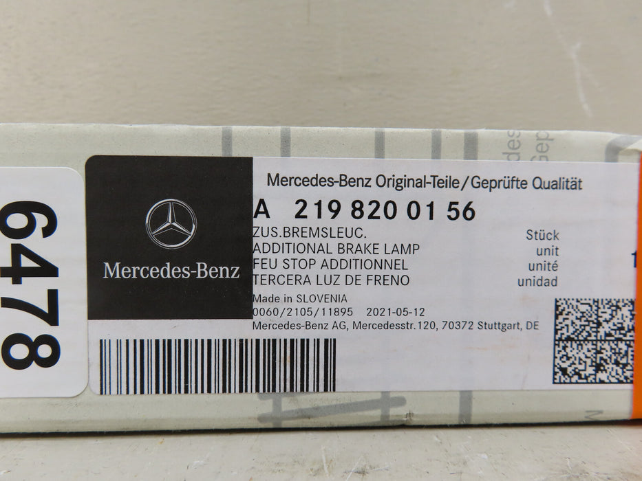 2006-2011 MERCEDES-BENZ CLS REAR CENTER 3RD BRAKE LIGHT OEM A2198200156