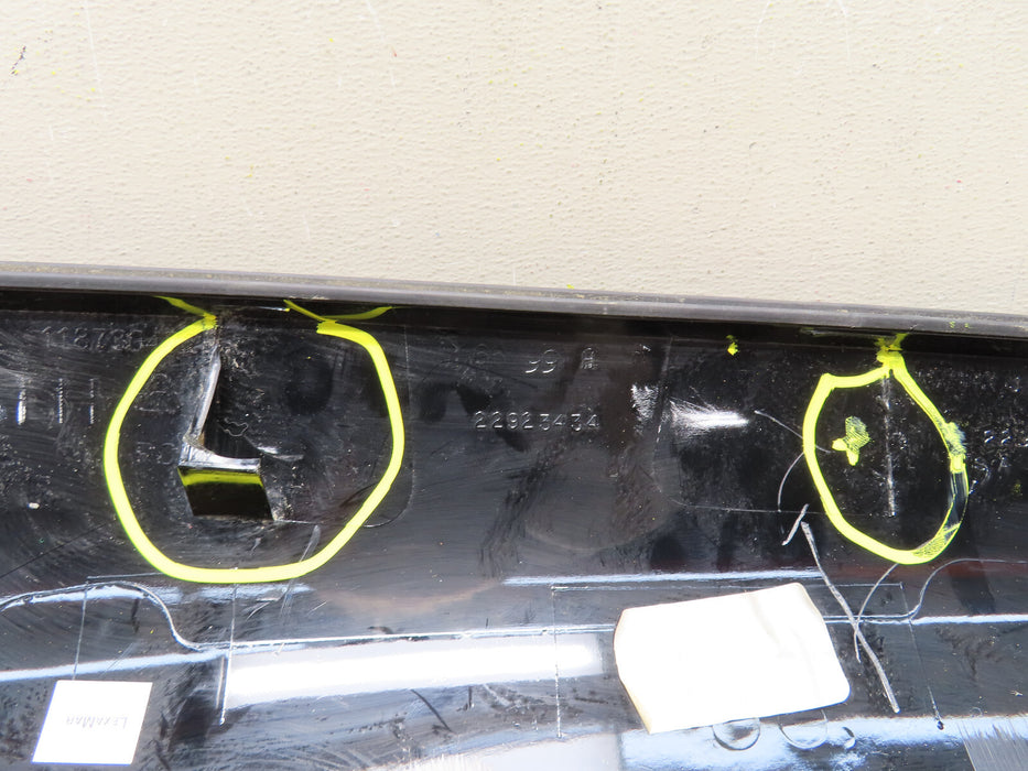 2005-2013 CHEVROLET CORVETTE C6 LEFT DRIVER SIDE WINDOW TRIM PANEL OEM 118730472