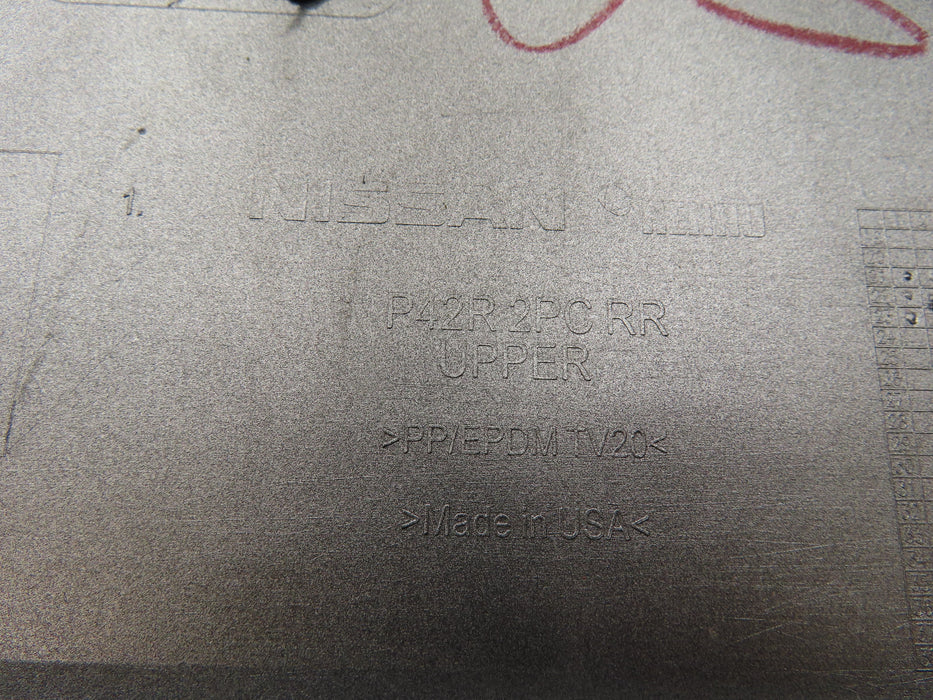 2022-2024 NISSAN PATHFINDER REAR LOWER FINISHER BUMPER COVER OEM 85018-6TD1B