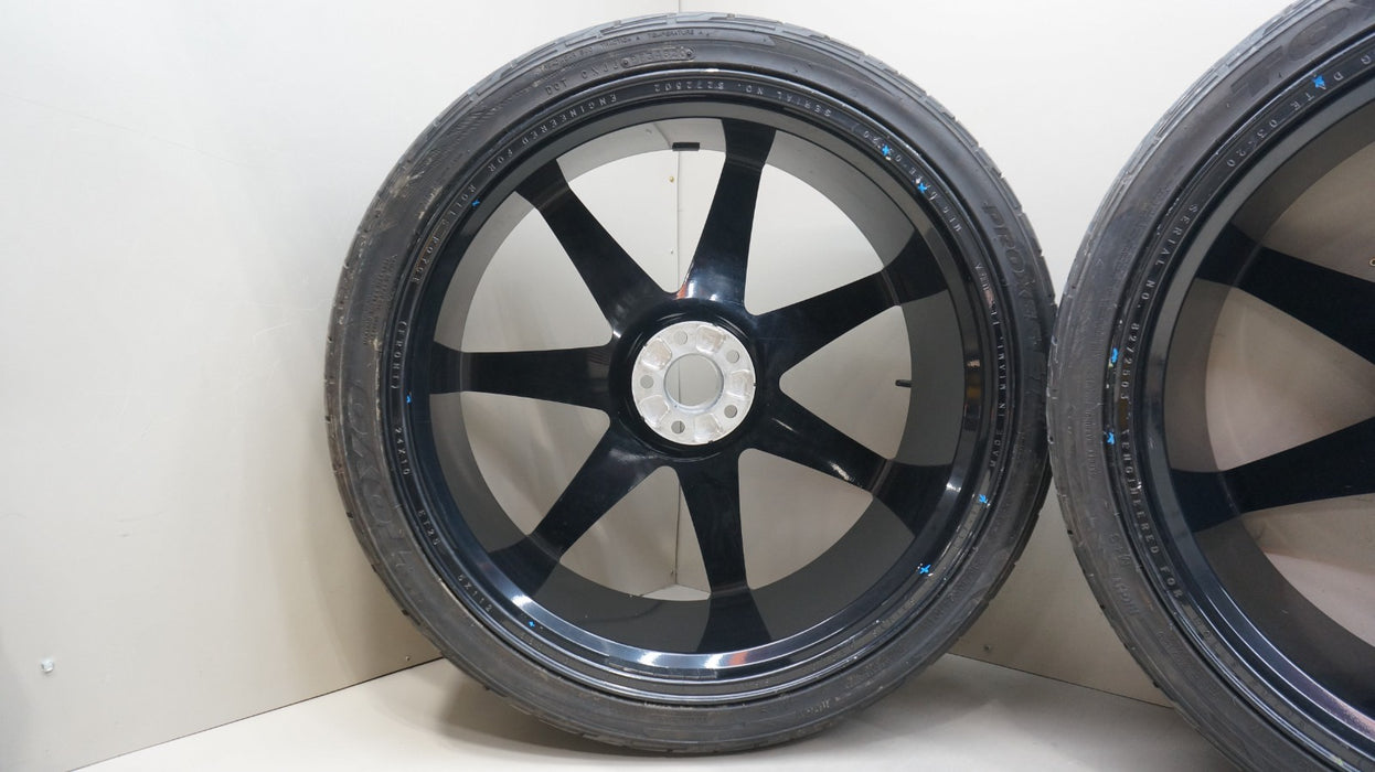 ROLLS ROYCE VOSSEN FORGED SERIES S17-11 SET RIMS W TIRES. NO TPMS SENSORS