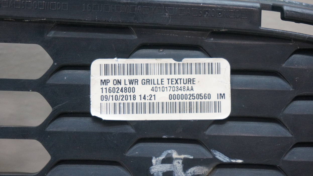 2017-2020 JEEP COMPASS FRONT LOWER BUMPER GRILLE OEM 5UP87TRMAA