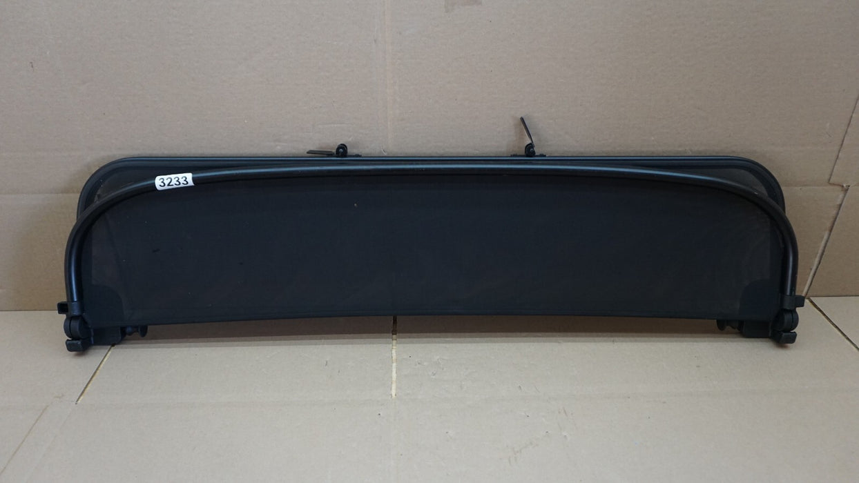 2006-2014 JAGUAR XK CONVERTIBLE REAR WINDBREAK WINDSTOP WIND DEFLECTOR BLACK OEM