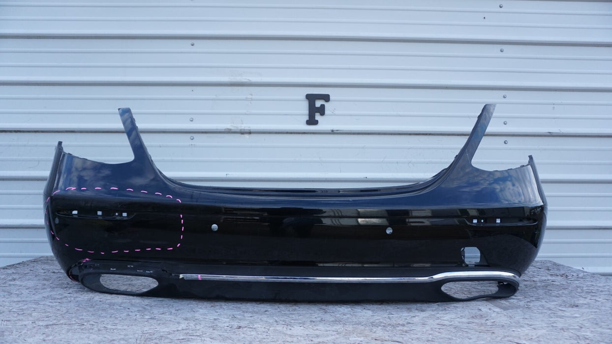 2017-2018 MERCEDES BENZ E CLASS AMG SEDAN W213 REAR BUMPER  COVER OEM A213885212