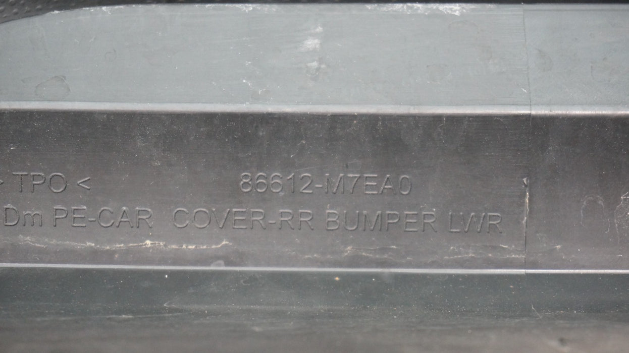 2022-2024 KIA FORTE REAR LOWER BUMPER VALANCE PANEL OEM 86612-M7EA0
