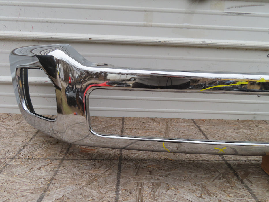 2011-2016 FORD F250/350 SUPER DUTY PICKUP FRONT BUMPER COVER CHROME OEM