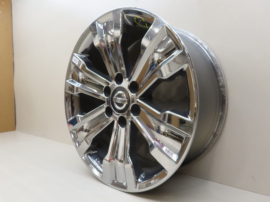 2017-2019 NISSAN TITAN SV 20X8 CHROME 6 SPOKE WHEEL RIM OEM