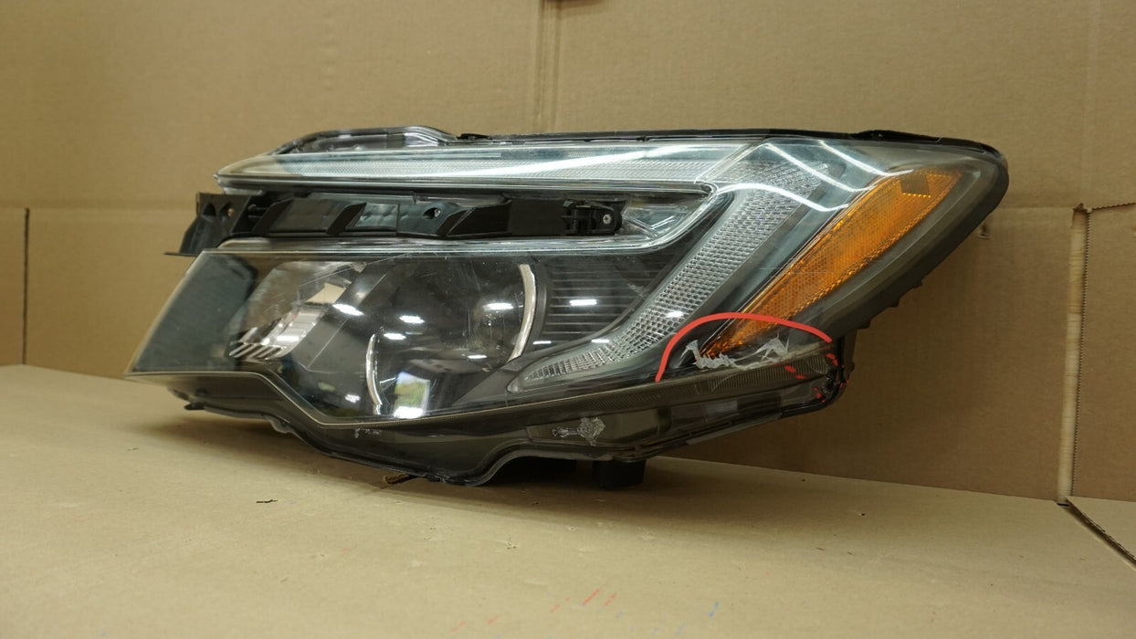 2016-2018 HONDA PILOT  FRONT LEFT DRIVER SIDE HEADLIGHT HALOGEN OEM 16 17 18