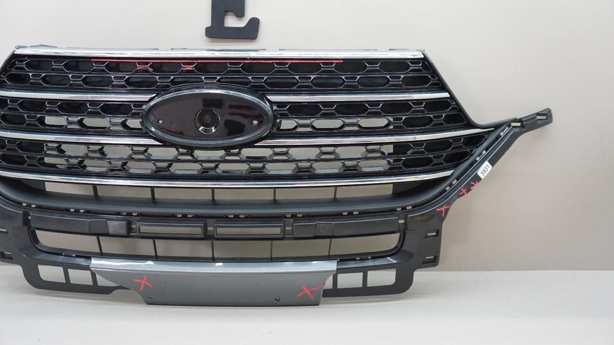 2020-2022 FORD EXPLORER XLT FRONT BUMPER RADIATOR GRILLE GRILL OEM MB5B-8200-JAW