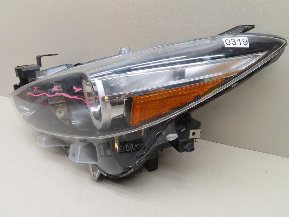 2017-2018 MAZDA 3 FRONT LEFT DRIVER SIDE HEADLIGHT HEAD LAMP HALOGEN OEM