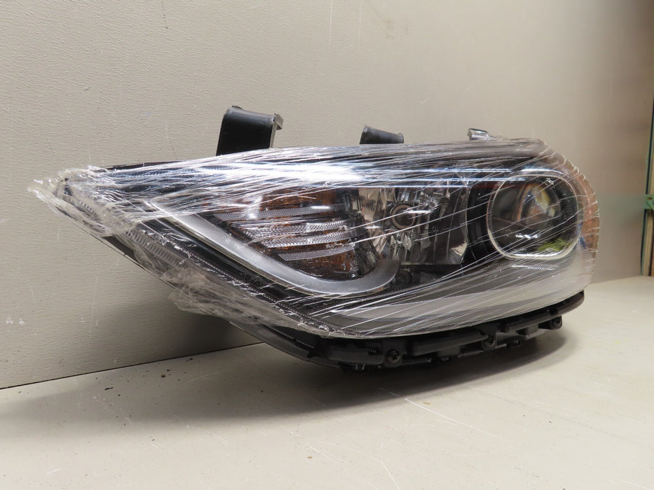 2017-2018 HYUNDAI ELANTRA LEFT DRIVER SIDE HEADLIGHT HALOGEN DEPO AFTERMARKET